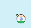 circle Cursor of Indian Flag HHMpe