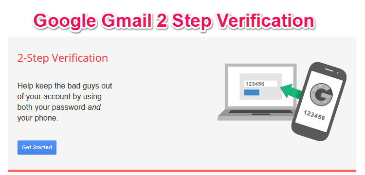 Google Gmail 2 Step Verification Enable kare Double Security ke liye