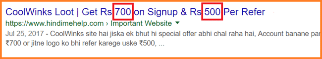 Number or percent ko add kare blog title me