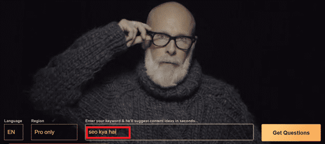 answer the public website se keyword nikale