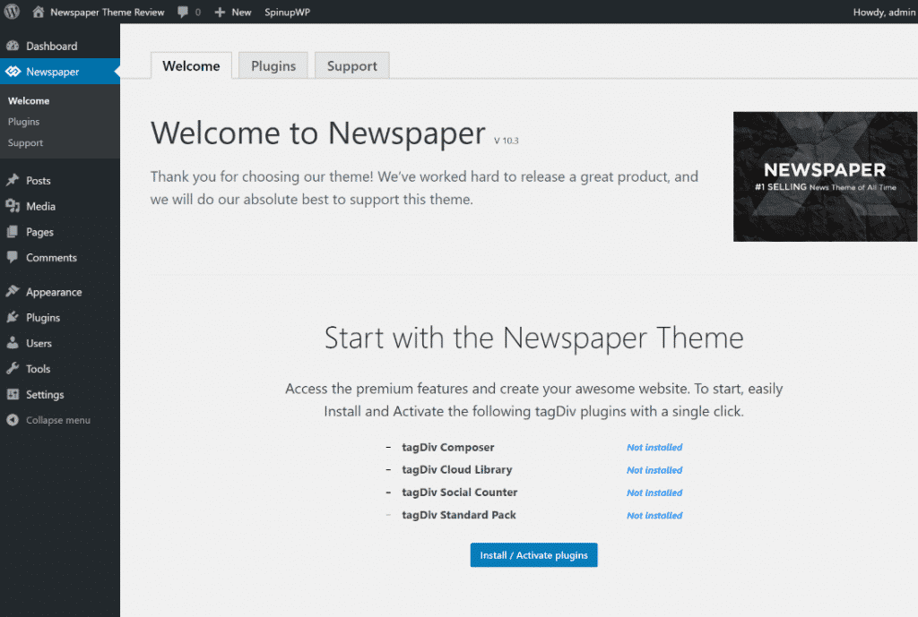 Wordpress Newspaper Theme Review - Sabse Jada Use hone wali Theme? - tegory%